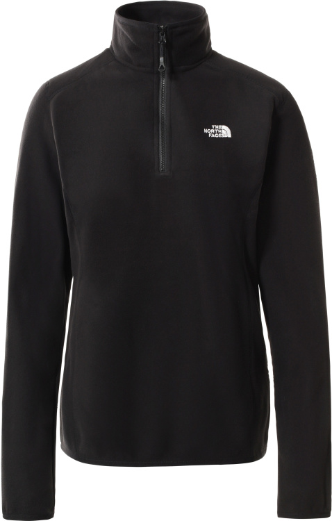 The North Face Womens 100 Glacier 1/4 Zip The North Face Womens 100 Glacier 1/4 Zip Farbe / color: TNF black ()