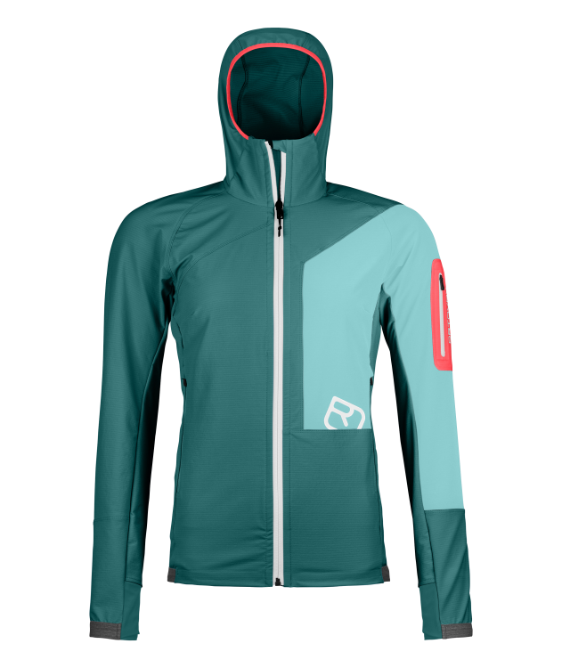 Ortovox Berrino Hooded Jacket Women Ortovox Berrino Hooded Jacket Women Farbe / color: pacific green ()