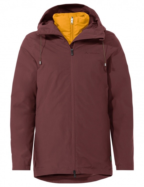 VAUDE Womens Mineo 3in1 Jacket VAUDE Womens Mineo 3in1 Jacket Farbe / color: dark cherry ()