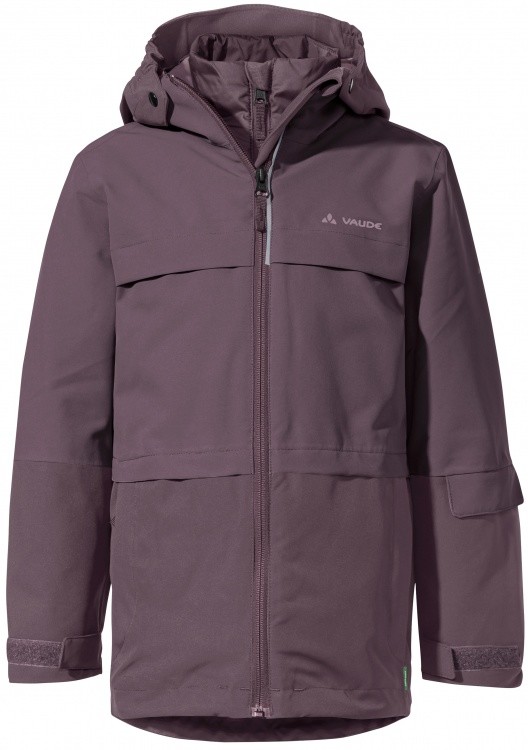 VAUDE Kids Snow Cup 3in1 Jacket II VAUDE Kids Snow Cup 3in1 Jacket II Farbe / color: blackberry ()