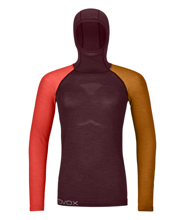 Ortovox Merino 120 Competition Light Hoody Women Ortovox Merino 120 Competition Light Hoody Women Farbe / color: winetasting ()