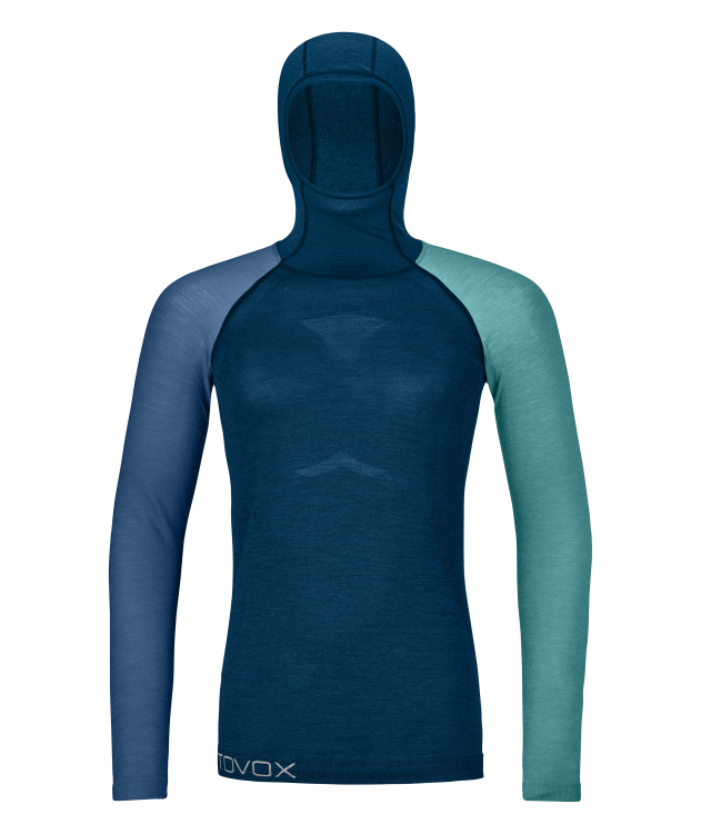 Ortovox Merino 120 Competition Light Hoody Women Ortovox Merino 120 Competition Light Hoody Women Farbe / color: petrol blue ()