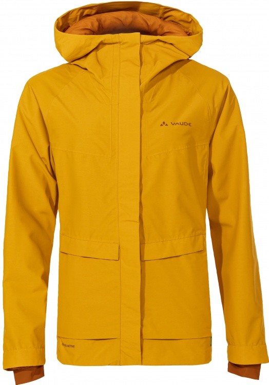 VAUDE Womens Comyou Pro Rain Jacket VAUDE Womens Comyou Pro Rain Jacket Farbe / color: burnt yellow ()