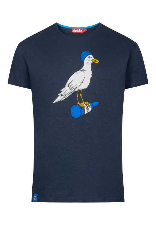 Derbe T-Shirt Flash Sturmmöwe Mono Men Derbe T-Shirt Flash Sturmmöwe Mono Men Farbe / color: navy ()