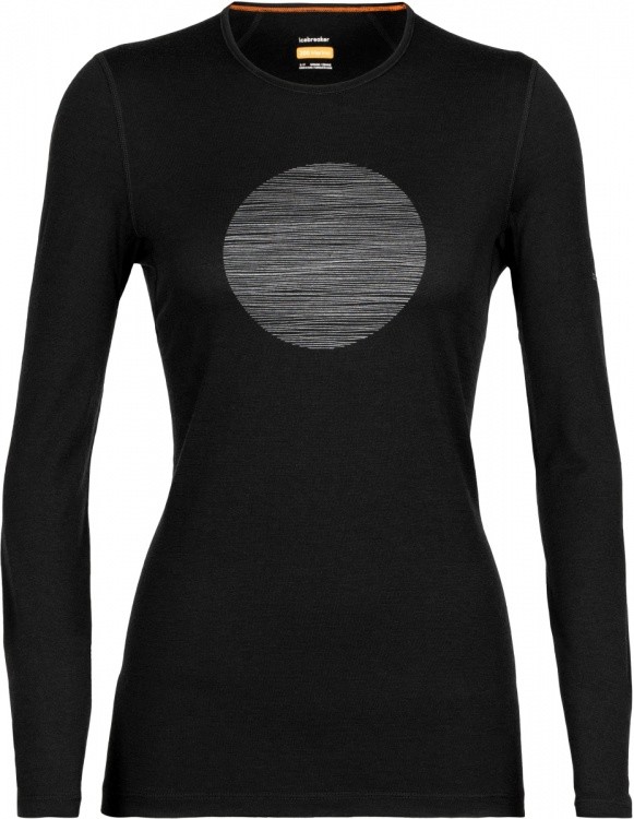 Icebreaker 200 Oasis LS Crewe Women Ski Circle Icebreaker 200 Oasis LS Crewe Women Ski Circle Farbe / color: black ()