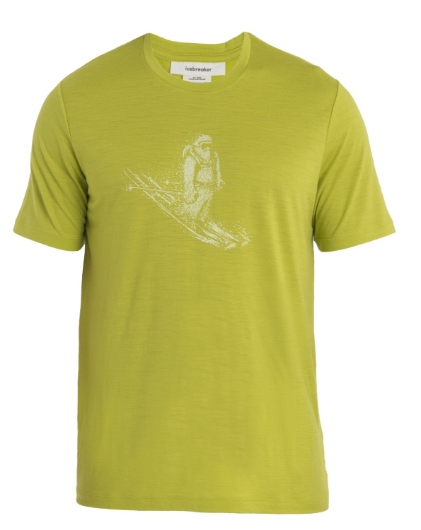 Icebreaker Tech Lite II SS Tee Skiing Yeti Icebreaker Tech Lite II SS Tee Skiing Yeti Farbe / color: bio lime ()