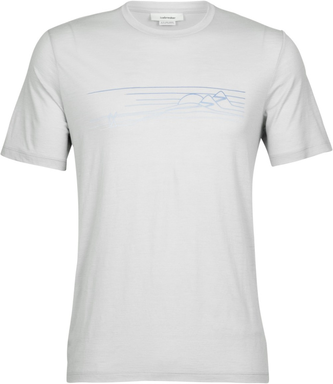 Icebreaker Tech Lite II SS Tee Ski Stripes Icebreaker Tech Lite II SS Tee Ski Stripes Farbe / color: ether ()