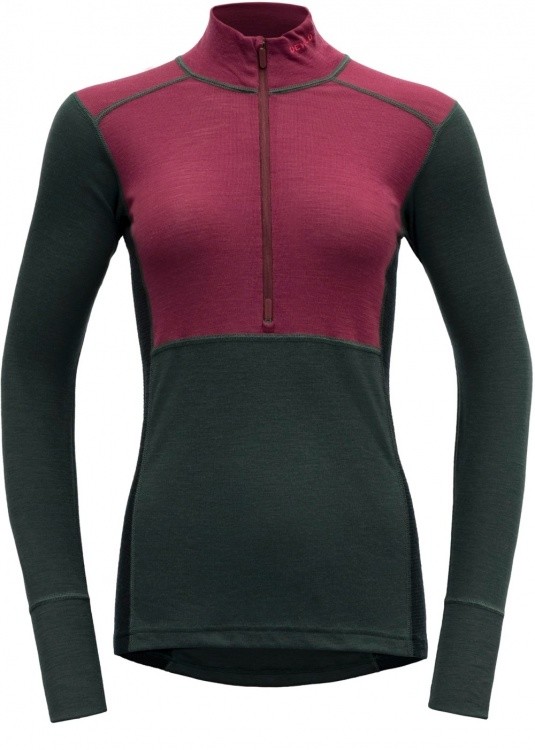 Devold Lauparen 190 Woman Zip Neck Devold Lauparen 190 Woman Zip Neck Farbe / color: beetroot/woods/ink ()