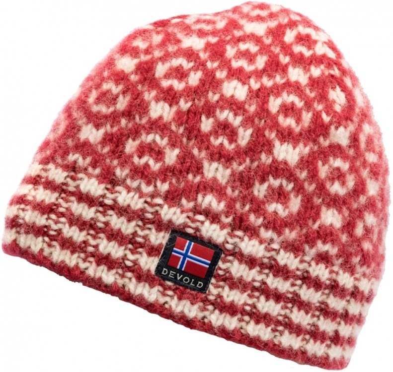 Devold Svalbard Beanie Devold Svalbard Beanie Farbe / color: hindberry/offwhite ()