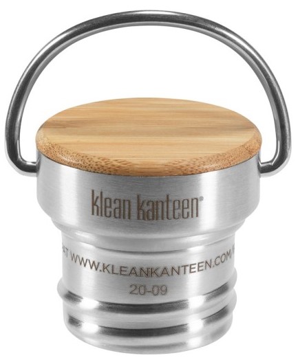 Klean Kanteen Edelstahl Deckel Bambus für Classic Flaschen Klean Kanteen Edelstahl Deckel Bambus für Classic Flaschen Farbe / color: brushed stainless ()