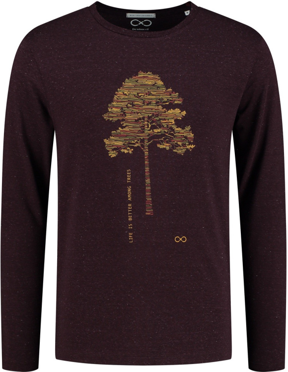 Blue Loop Originals Denimcel Stretch LS Big Tree Blue Loop Originals Denimcel Stretch LS Big Tree Farbe / color: wine ()