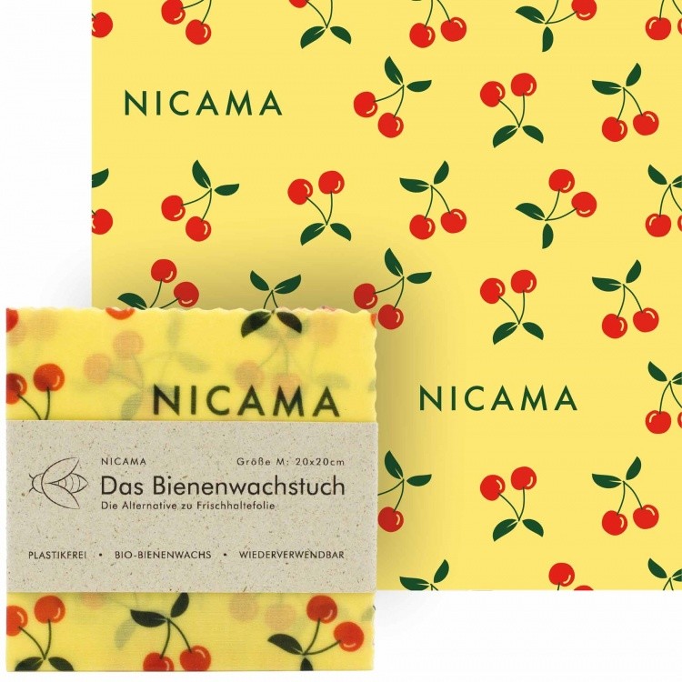 Nicama Bienenwachstuch Nicama Bienenwachstuch Farbe / color: knackige kirsche ()