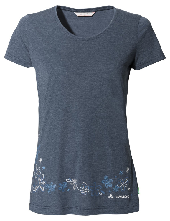 VAUDE Skomer Print T-Shirt II Women VAUDE Skomer Print T-Shirt II Women Farbe / color: dark sea/dark sea ()