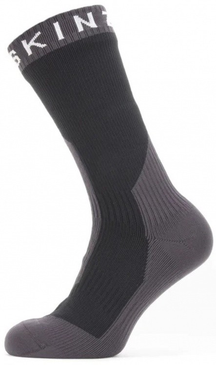 Sealskinz Waterproof Extreme Cold Weather Mid Lenght Sock Sealskinz Waterproof Extreme Cold Weather Mid Lenght Sock Farbe / color: black/grey/white ()