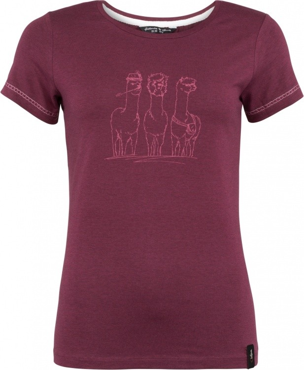 Chillaz Saile Alpaca Gang T-Shirt Women Chillaz Saile Alpaca Gang T-Shirt Women Farbe / color: burgundy melange ()