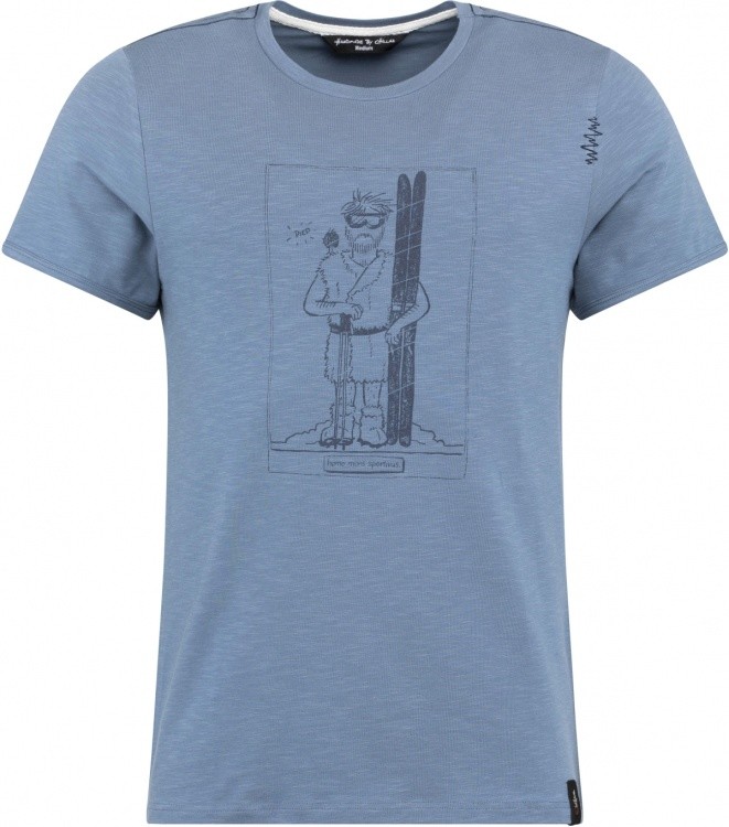 Chillaz Homo Mons Sportivus T-Shirt Men Chillaz Homo Mons Sportivus T-Shirt Men Farbe / color: grey blue ()