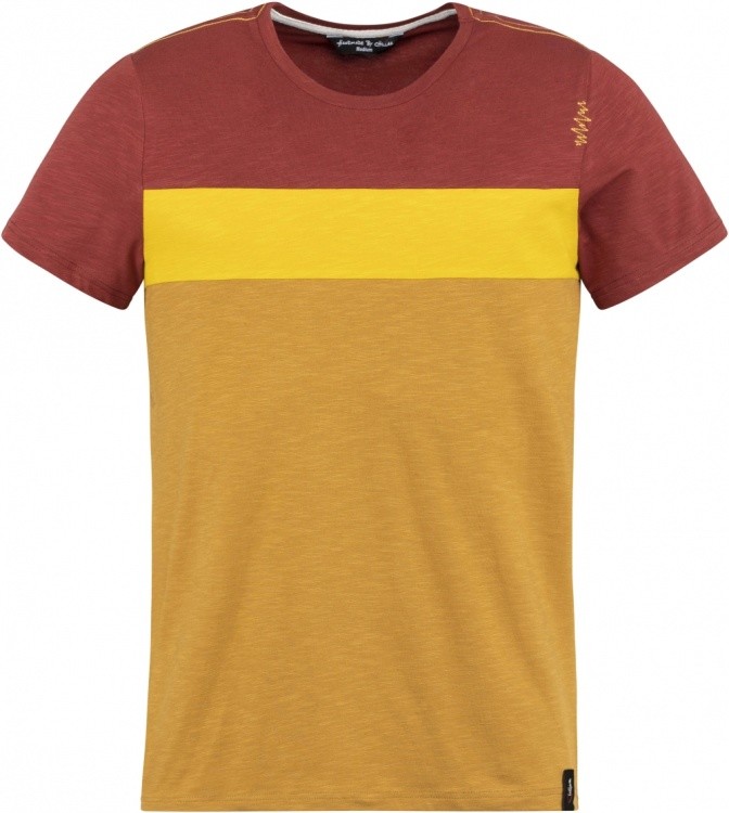 Chillaz Color Block T-Shirt Men Chillaz Color Block T-Shirt Men Farbe / color: color block dark gold ()