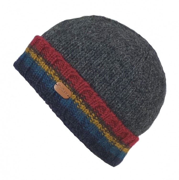 KuSan Turn Up Pull On Cap KuSan Turn Up Pull On Cap Farbe / color: charcoal/teal ()