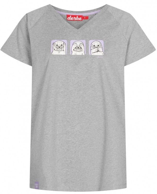 Derbe T-Shirt Kegelrobbe Women Derbe T-Shirt Kegelrobbe Women Farbe / color: grey melange ()