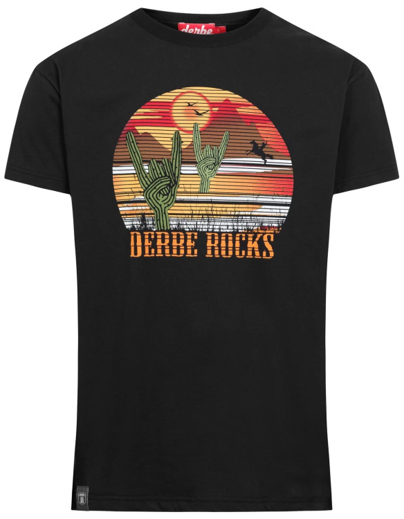 Derbe T-Shirt Derbe Rocks Men Derbe T-Shirt Derbe Rocks Men Farbe / color: black ()