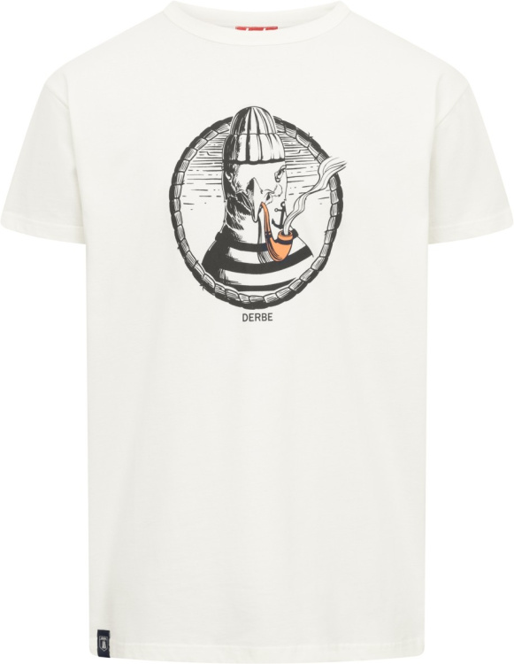 Derbe T-Shirt Matrosenmöwe Men Derbe T-Shirt Matrosenmöwe Men Farbe / color: off white Pfeife orange ()