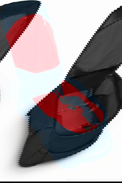 Geöffnet / Opened 55 Liter muted space blu