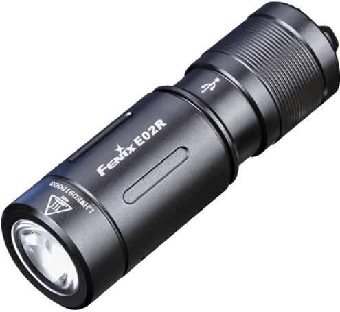 Fenix E02R LED Keychain Flashlight Fenix E02R LED Keychain Flashlight Farbe / color: schwarz ()