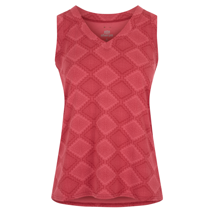 Sherpa Adventure Gear Neha V-Neck Tank Sherpa Adventure Gear Neha V-Neck Tank Farbe / color: mineral red barely there ()
