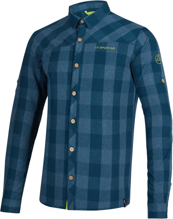 La Sportiva Andes LS Shirt La Sportiva Andes LS Shirt Farbe / color: storm blue/lime punch ()