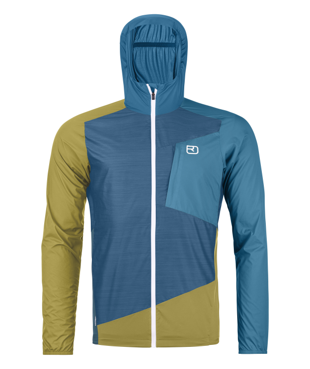 Ortovox Windbreaker Jacket Ortovox Windbreaker Jacket Farbe / color: petrol blue ()