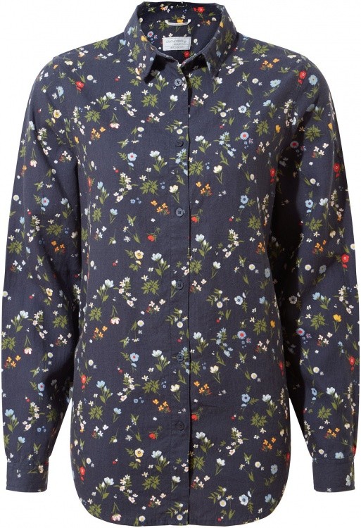 Craghoppers NosiBotanical Dahlia LS Shirt Women Craghoppers NosiBotanical Dahlia LS Shirt Women Farbe / color: blue navy print () Craghoppers NosiBotanical Dahlia LS Shirt Women Craghoppers NosiBotanical Dahlia LS Shirt Women Farbe / color: blue navy print ()