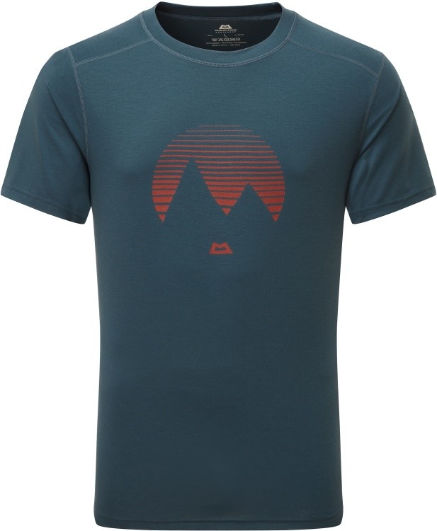 Mountain Equipment Headpoint Mountain Tee Men Mountain Equipment Headpoint Mountain Tee Men Farbe / color: majolica blue ()