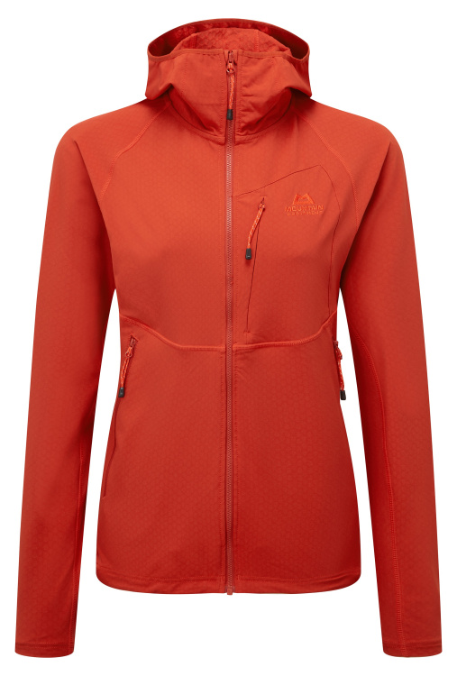 Mountain Equipment Arrow Hooded Jacket Women Mountain Equipment Arrow Hooded Jacket Women Farbe / color: red rock ()