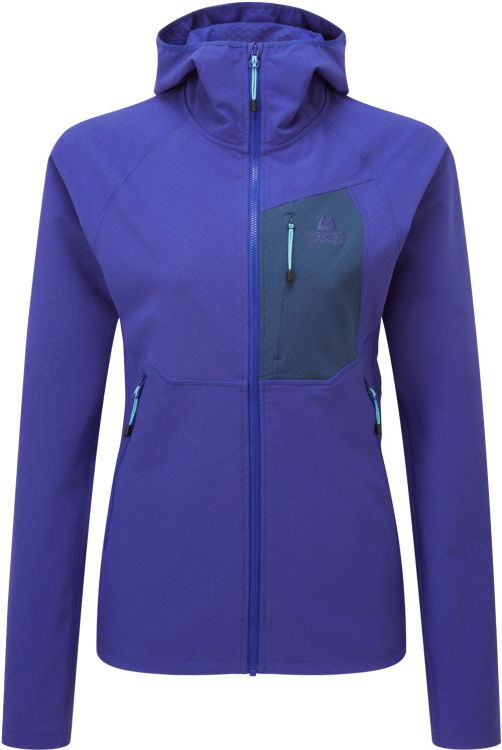 Mountain Equipment Arrow Hooded Jacket Women Mountain Equipment Arrow Hooded Jacket Women Farbe / color: clematis/dusk ()
