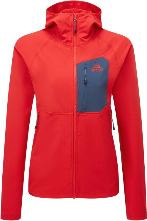 Mountain Equipment Arrow Hooded Jacket Women Mountain Equipment Arrow Hooded Jacket Women Farbe / color: chili red/dusk ()