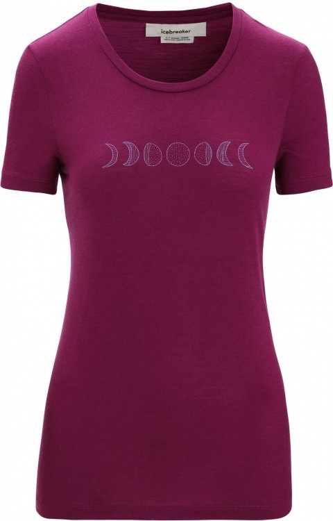 Icebreaker Tech Lite II SS Tee Moon Phase Women Icebreaker Tech Lite II SS Tee Moon Phase Women Farbe / color: go berry ()