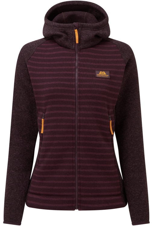 Mountain Equipment Dark Days Hooded Womens Jacket Mountain Equipment Dark Days Hooded Womens Jacket Farbe / color: raisin stripe/raisin ()