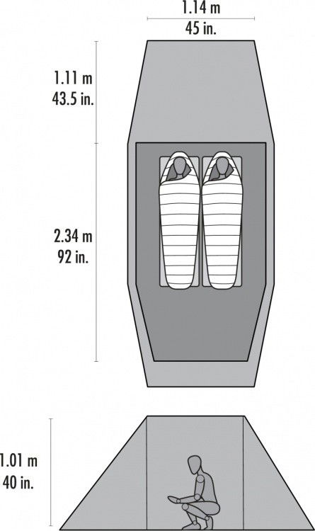 Maße / Dimensions Tindheim 2