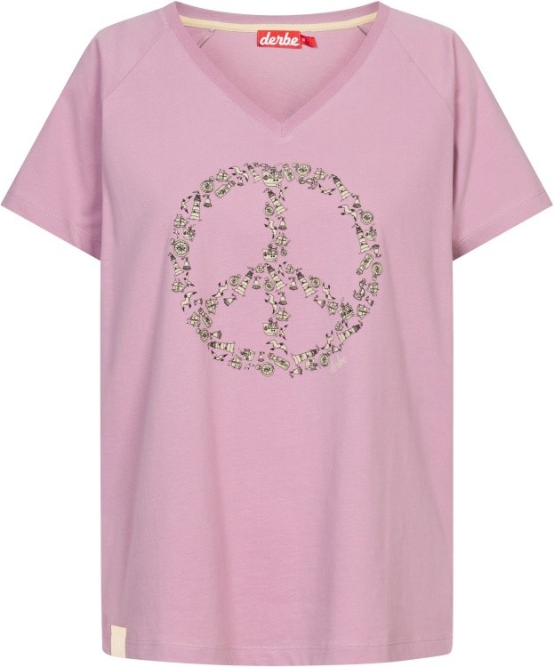 Derbe T-Shirt Peace Women Derbe T-Shirt Peace Women Farbe / color: mauve ()