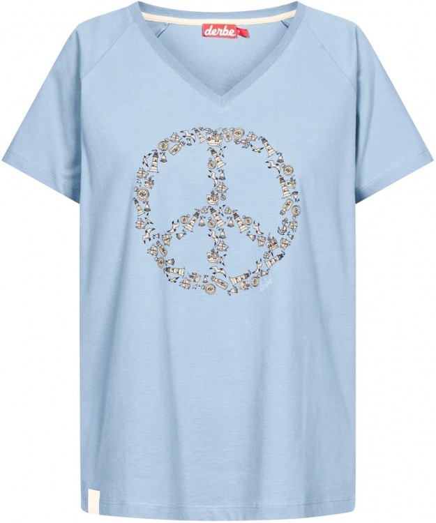 Derbe T-Shirt Peace Women Derbe T-Shirt Peace Women Farbe / color: forget me not ()