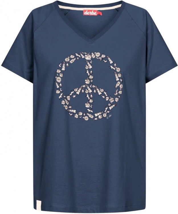 Derbe T-Shirt Peace Women Derbe T-Shirt Peace Women Farbe / color: navy ()