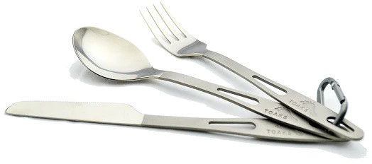 TOAKS Titanium 3-Pieces Cutlery Set TOAKS Titanium 3-Pieces Cutlery Set Details ()
