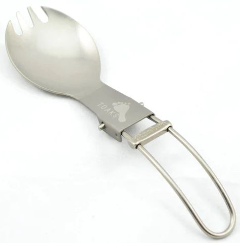 TOAKS Titanium Folding Spork TOAKS Titanium Folding Spork Details ()