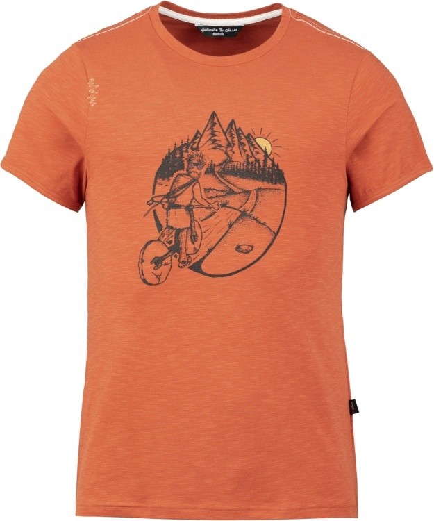 Chillaz Homo Mons Velo T-Shirt Chillaz Homo Mons Velo T-Shirt Farbe / color: rust ()