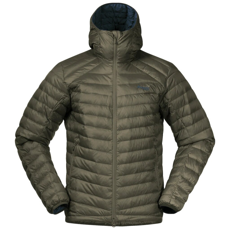 Bergans Roros Down Light Jacket w Hood Bergans Roros Down Light Jacket w Hood Farbe / color: green mud ()