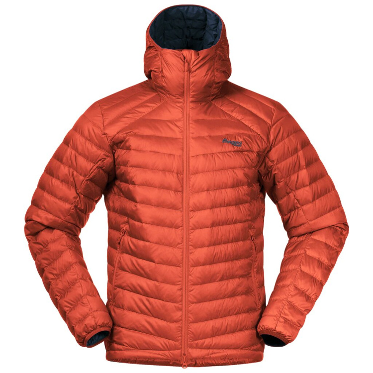 Bergans Roros Down Light Jacket w Hood Bergans Roros Down Light Jacket w Hood Farbe / color: brick ()