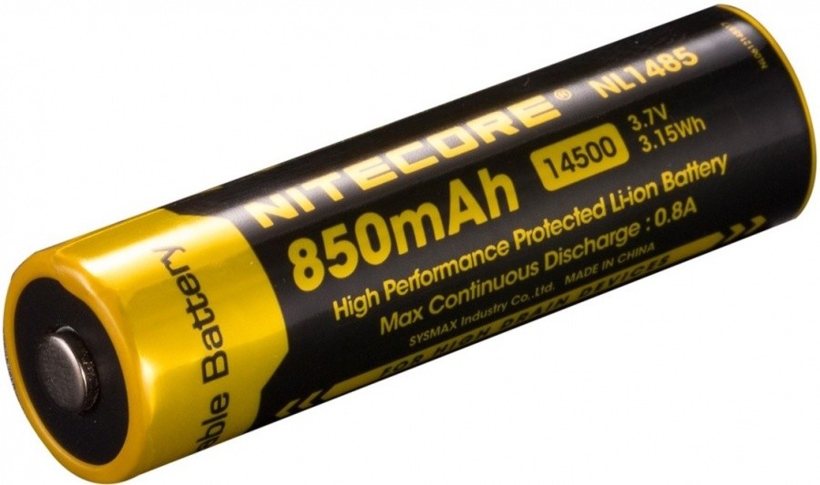 Unterwegs Nitecore Akku 14500 850 mAh Unterwegs Nitecore Akku 14500 850 mAh  ()