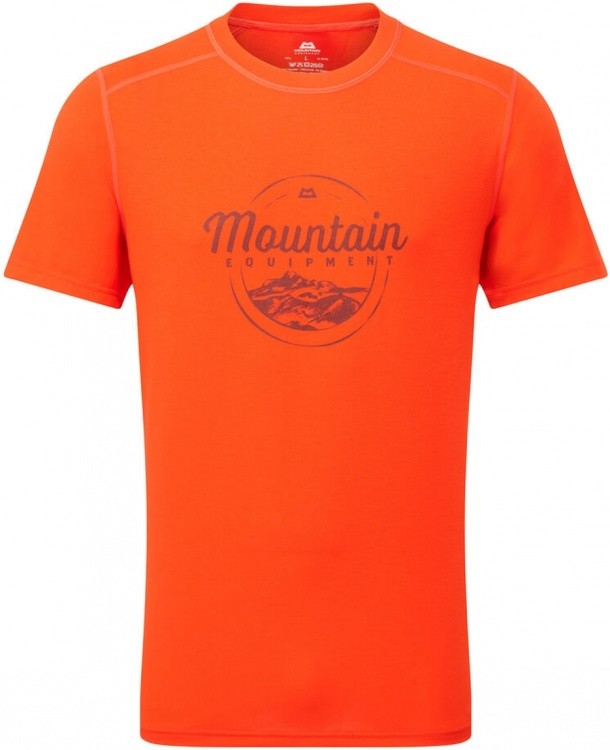 Mountain Equipment Headpoint Script Tee Mountain Equipment Headpoint Script Tee Farbe / color: cardinal orange ()