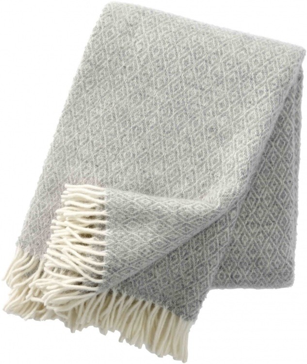 Klippan Stella Wolldecke Klippan Stella Wolldecke Farbe / color: light grey ()