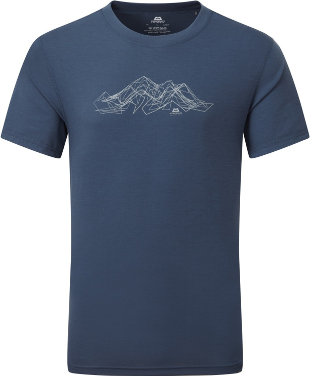 Mountain Equipment Groundup Tee Mountain Equipment Groundup Tee Farbe / color: mountain-denim blue ()